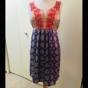 Odd Molly Anthropologie silk dress